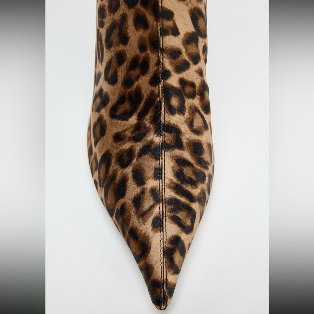 Zara Leopard Print Women's Ankle Boots - Picture 8 of 12